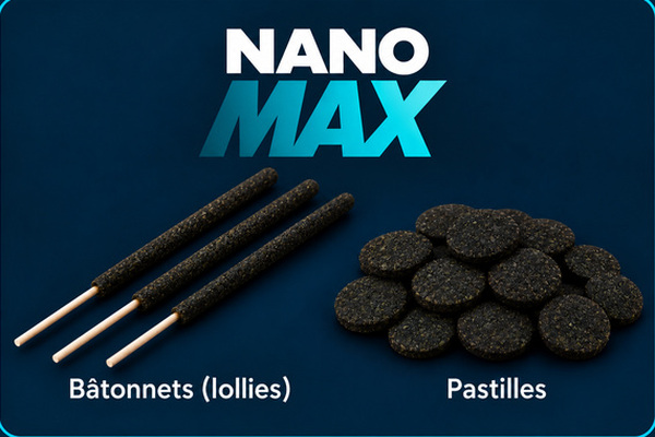 NanoMax Pro, NanoMax Pleco, lollies et pastilles